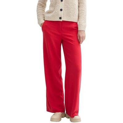 TOM TAILOR Lea raka byxor för kvinnor, 36494 – Crimson, 34W x 32L TOM TAILOR Lea raka byxor för kvinnor, 36494 – Crimson, 34W x 32L