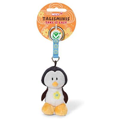 NICI 37389 – Pingvin Talisminis Take it Easy, 7 cm, bean bag nyckelring, svart NICI 37389 – Pingvin Talisminis Take it Easy, 7 cm, bean bag nyckelring, svart