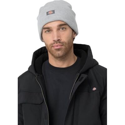 Dickies akryl manschettmössa, Gråmelange, en storlek Dickies akryl manschettmössa, Gråmelange, en storlek