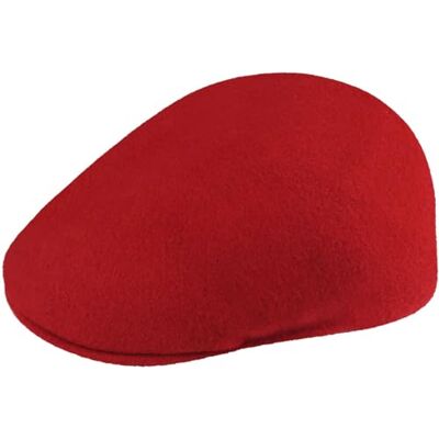 Kangol Flat Cap 504 Pepe by Damer/Herrar herrkeps gubbkeps ullkeps med skärm Sommar-Vinter Vår Sommar Höst Vinter S (54-55 cm) röd Kangol Flat Cap 504 Pepe by Damer/Herrar herrkeps gubbkeps ullkeps med skärm Sommar-Vinter Vår Sommar Höst Vinter S (54-55 cm) röd
