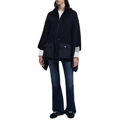 Desigual PONCHO_MIX MY däck, 2000 svart, U, svart, one size Desigual PONCHO_MIX MY däck, 2000 svart, U, svart, one size