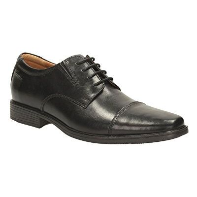 Clarks Tilden Cap Mens Black Leather, 14 Clarks Tilden Cap Mens Black Leather, 14