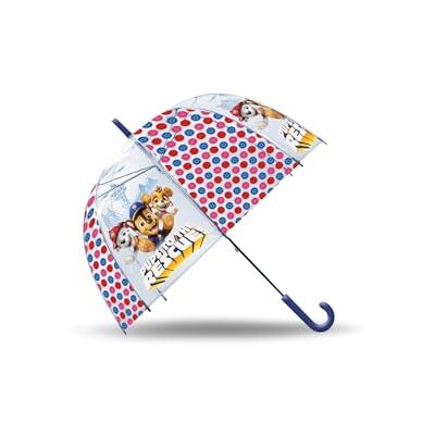 Kids Licensing Paw Patrol för barn 46 cm manuell klocka transparent paraply Kids Licensing Paw Patrol för barn 46 cm manuell klocka transparent paraply