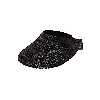ESPRIT solsköld av flätad halm, svart, S ESPRIT solsköld av flätad halm, svart, S