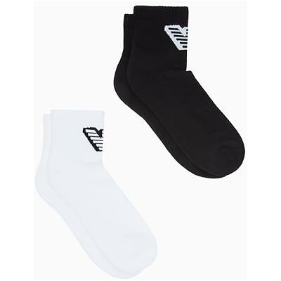 Giorgio Armani SPONGE 2-PACK ANKLE SOCKOR svart en storlek Giorgio Armani SPONGE 2-PACK ANKLE SOCKOR svart en storlek