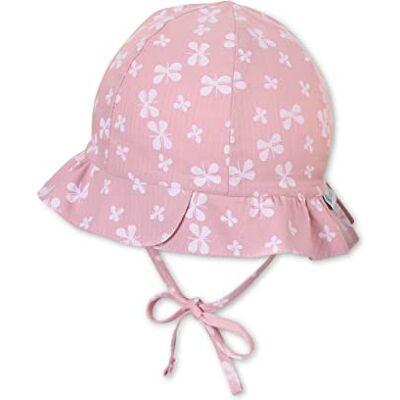Sterntaler Unisex barn solhatt rosett barnhatt, delikat rosa, normal, Mjuk rosa Sterntaler Unisex barn solhatt rosett barnhatt, delikat rosa, normal, Mjuk rosa