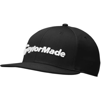 TaylorMade Golf herr flatbill snapback-hatt, svart, en storlek, Svart, en storlek TaylorMade Golf herr flatbill snapback-hatt, svart, en storlek, Svart, en storlek