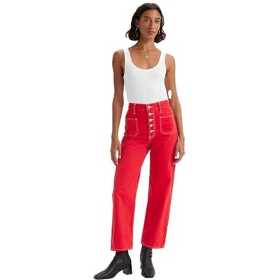 Levi's Ribcage Patch Pocket MED Indigo – Worn IN, Lappar, 24W / 29L Levi's Ribcage Patch Pocket MED Indigo – Worn IN, Lappar, 24W / 29L