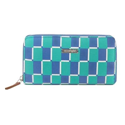 Eco Right Ecoright Canvas Plånbok för kvinnor med dragkedja, 100% ekologisk bomull, Damväska med korthållare och telefonficka, Damväskor och gåvor för kvinnor plånbok, Chequered Elements, Talla única Eco Right Ecoright Canvas Plånbok för kvinnor med dragkedja, 100% ekologisk bomull, Damväska med korthållare och telefonficka, Damväskor och gåvor för kvinnor plånbok, Chequered Elements, Talla única