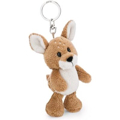 NICI 62261 Nyckelring med rådjuret René Roebuck på 10 cm, lojal mjukisföljeslagare för ryggsäck eller väska, nyckelhållare för små och stora, brun NICI 62261 Nyckelring med rådjuret René Roebuck på 10 cm, lojal mjukisföljeslagare för ryggsäck eller väska, nyckelhållare för små och stora, brun