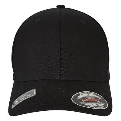 Flexfit Unisex Wooly Combed Waterrepellent basebollkeps, svart, L/XL Flexfit Unisex Wooly Combed Waterrepellent basebollkeps, svart, L/XL