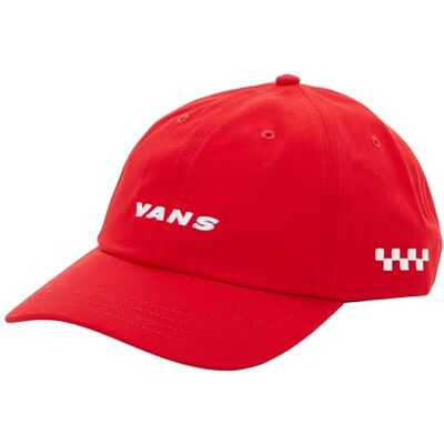 Vans Check Side böjd Bill Jockey, Racing RÖD, en storlek, Racing röd, one size Vans Check Side böjd Bill Jockey, Racing RÖD, en storlek, Racing röd, one size