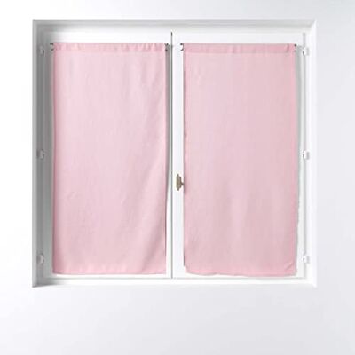 Douceur d'Intérieur mjukhet i interiören, par raka veilage passerar stång 2 x 60 x 160 cm vävd segel, soane rosa Douceur d'Intérieur mjukhet i interiören, par raka veilage passerar stång 2 x 60 x 160 cm vävd segel, soane rosa