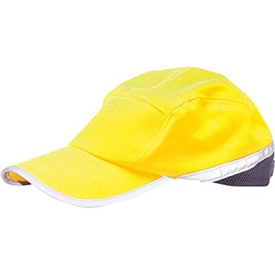 Portwest HB10YNR Series HB10 Hi-Vis Baseball Cap, regular, gul/marinblå Portwest HB10YNR Series HB10 Hi-Vis Baseball Cap, regular, gul/marinblå