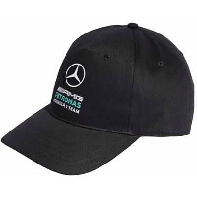 adidas Uniseks MERCEDES AMG PETRONAS FORMULA 1 TEAM DNA BASEBALL CAP, black, XXS-XS adidas Uniseks MERCEDES AMG PETRONAS FORMULA 1 TEAM DNA BASEBALL CAP, black, XXS-XS