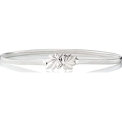 Naf Naf NAF Smety bälte för kvinnor, SILVER, en storlek Naf Naf NAF Smety bälte för kvinnor, SILVER, en storlek