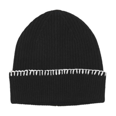 JACK & JONES Jacblank Beanie Styd Aw24, svart, one size JACK & JONES Jacblank Beanie Styd Aw24, svart, one size