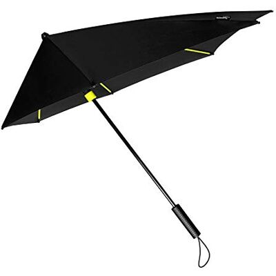STORMaxi Stormparaply aerodynamisk vindjacka lätt vindbeständig upp till 150 km/h, YELLOW FRAME, stor, paraplyspö, YELLOW FRAME, grand, Paraply käppar STORMaxi Stormparaply aerodynamisk vindjacka lätt vindbeständig upp till 150 km/h, YELLOW FRAME, stor, paraplyspö, YELLOW FRAME, grand, Paraply käppar