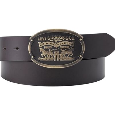 Levi's Billy Plack Belt bälte, mörkbrun, 75 herr, Mörkbrun, 75 Levi's Billy Plack Belt bälte, mörkbrun, 75 herr, Mörkbrun, 75