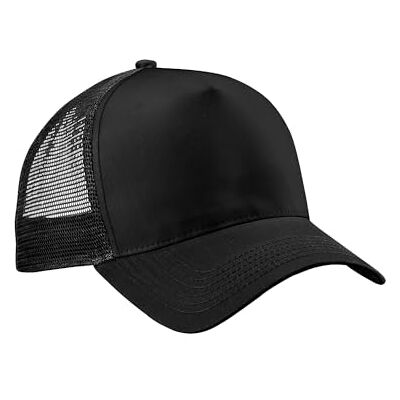 Beechfield Unisex B640.BLK snapback back, svart, en storlek Beechfield Unisex B640.BLK snapback back, svart, en storlek