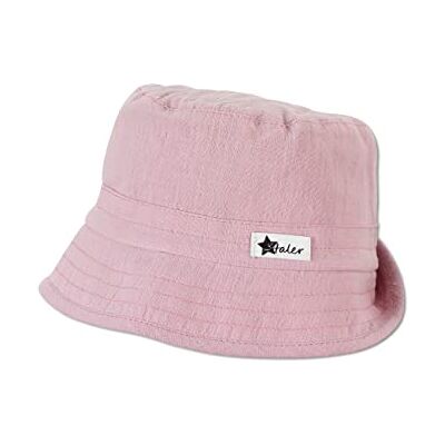 Sterntaler Unisex barn, fiskarhatt, linnekaraktär, barnmössa, rosa, normal, ROSA Sterntaler Unisex barn, fiskarhatt, linnekaraktär, barnmössa, rosa, normal, ROSA