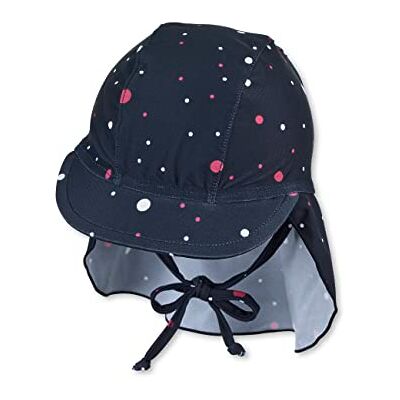 Sterntaler Unisex barn Schirmmütze Nackenschutz Biene badmössa, marin, normal, Marin, en storlek Sterntaler Unisex barn Schirmmütze Nackenschutz Biene badmössa, marin, normal, Marin, en storlek