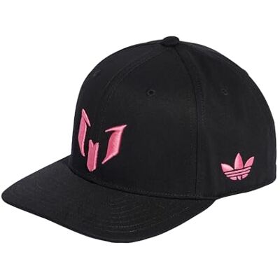 adidas Uniseks LIONEL MESSI SNAPBACK CAP, black/pink fusion, XS-S adidas Uniseks LIONEL MESSI SNAPBACK CAP, black/pink fusion, XS-S