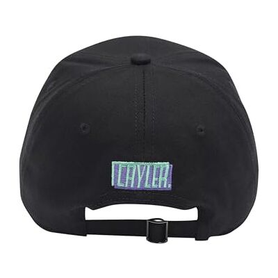 Cayler & Sons Unisex Mad City böjd keps basebollkeps, svart/mc, en storlek Cayler & Sons Unisex Mad City böjd keps basebollkeps, svart/mc, en storlek