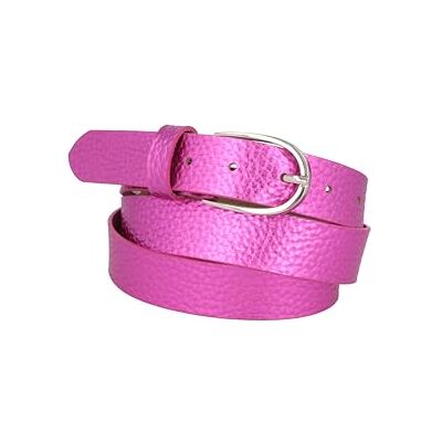 MGM dam metallisk läderbälte Mia bälte, rosa, 95, ROSA, 95 MGM dam metallisk läderbälte Mia bälte, rosa, 95, ROSA, 95
