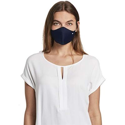 TOM TAILOR Unisex community mask Scuba Bandana, blå (himmel captain blue), en storlek EU TOM TAILOR Unisex community mask Scuba Bandana, blå (himmel captain blue), en storlek EU