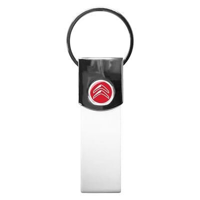 4R Quattroerre.it Citroen Officiell vit nyckelring, logotyp röd, Vit, Taglia unica 4R Quattroerre.it Citroen Officiell vit nyckelring, logotyp röd, Vit, Taglia unica