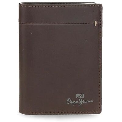 Pepe Jeans Staple Vertikal plånbok med Plånbok Brun 8,5x11,5x1 cms Läder, Brun, Talla única, Vertikal plånbok med plånbok Pepe Jeans Staple Vertikal plånbok med Plånbok Brun 8,5x11,5x1 cms Läder, Brun, Talla única, Vertikal plånbok med plånbok