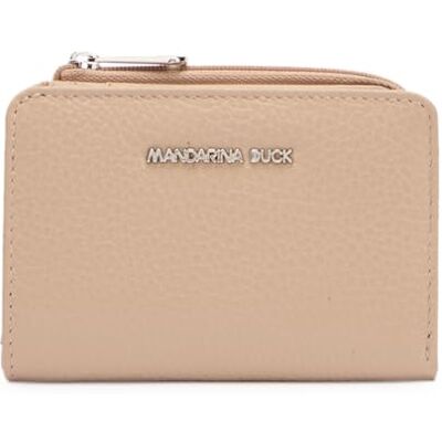 Mandarina Duck Mellow läderplånbok, resetillbehör-plånbok för kvinnor, en storlek, Varm taupe, Taglia Unica Mandarina Duck Mellow läderplånbok, resetillbehör-plånbok för kvinnor, en storlek, Varm taupe, Taglia Unica