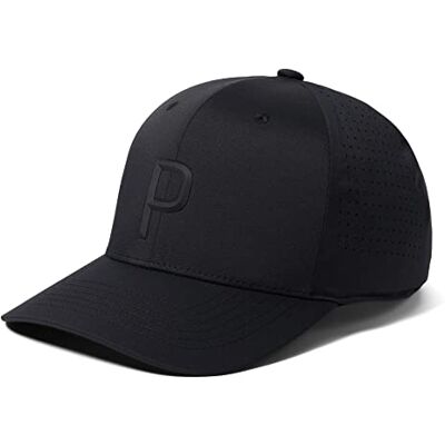 PUMA Golf herr Tech P snapback keps, puma, svart, en storlek, Puma svart, En Storlek PUMA Golf herr Tech P snapback keps, puma, svart, en storlek, Puma svart, En Storlek