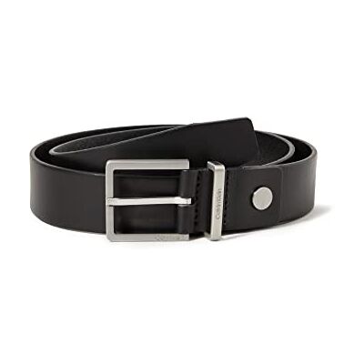 Calvin herrbälte casual bälte 3,5 cm läderbälte, svart, 105 Calvin herrbälte casual bälte 3,5 cm läderbälte, svart, 105
