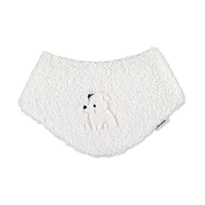 Sterntaler Halstuch Eisbär Sjal Unisex-Baby, Ecru, 1 Sterntaler Halstuch Eisbär Sjal Unisex-Baby, Ecru, 1