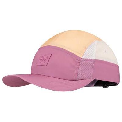 Buff Flexibel Go 5-panel keps, UPF50, justerbar, hållbar, lätt, löpning, återvunna material, bekväm S/M rosa Buff Flexibel Go 5-panel keps, UPF50, justerbar, hållbar, lätt, löpning, återvunna material, bekväm S/M rosa