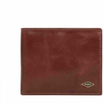 Fossil Herr Ryan läder dubbelvikt plånbok 11,43 cm L x 2,54 cm B x 9,525 cm H, Mörkbrun, 2.5x9.5x12.1 cm (B x H x T) Fossil Herr Ryan läder dubbelvikt plånbok 11,43 cm L x 2,54 cm B x 9,525 cm H, Mörkbrun, 2.5x9.5x12.1 cm (B x H x T)