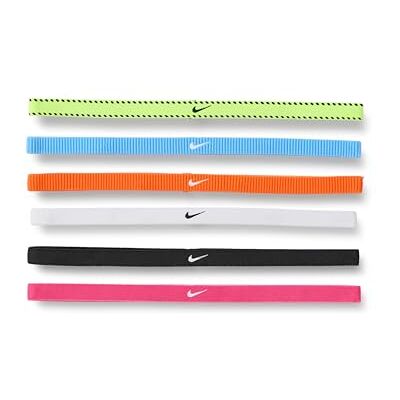 NIKE Flex Classic 6PK Pannband för man, Volt/Vivid Pink/White, One Size NIKE Flex Classic 6PK Pannband för man, Volt/Vivid Pink/White, One Size
