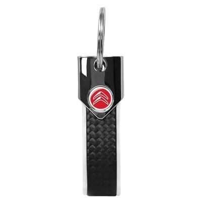4R Quattroerre.it Citroen Officiell vit nyckelring, kol, röd logotyp, Vit, Taglia unica 4R Quattroerre.it Citroen Officiell vit nyckelring, kol, röd logotyp, Vit, Taglia unica