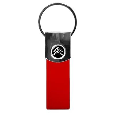 4R Quattroerre.it Citroen Officiell röd nyckelring, logotyp svart, Röd, Taglia unica 4R Quattroerre.it Citroen Officiell röd nyckelring, logotyp svart, Röd, Taglia unica