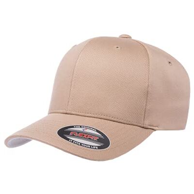 Flexfit herr atletisk baseball anpassad keps, Khaki, S/M Flexfit herr atletisk baseball anpassad keps, Khaki, S/M