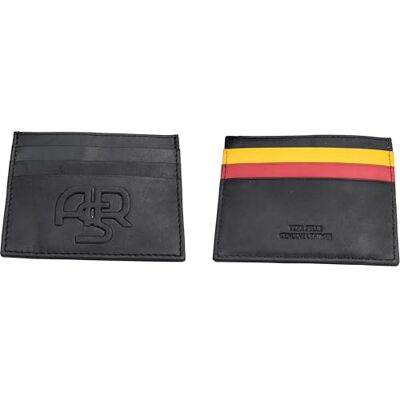 AS Roma IMMA ASR Basic Leather CARDHOLDER, unisex, vuxen plånbok, Svart AS Roma IMMA ASR Basic Leather CARDHOLDER, unisex, vuxen plånbok, Svart