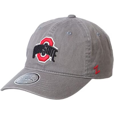 ZHATS Zephyr Justerbar Scholarship Hat herr träkol, Ohio State Buckeyes Charcoal, en storlek ZHATS Zephyr Justerbar Scholarship Hat herr träkol, Ohio State Buckeyes Charcoal, en storlek