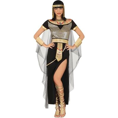 Egyptisk kostym för kvinnor - Svart med bälte Egyptisk kostym för kvinnor - Svart med bälte