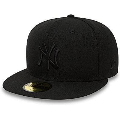 New Era 59Fifty Black on Yankees KepsEra Damer/Herrar base keps fitted cap Sluten på baksidan, med skärm Sommar-Vinter 8 0/0 (63,5 cm) svart New Era 59Fifty Black on Yankees KepsEra Damer/Herrar base keps fitted cap Sluten på baksidan, med skärm Sommar-Vinter 8 0/0 (63,5 cm) svart
