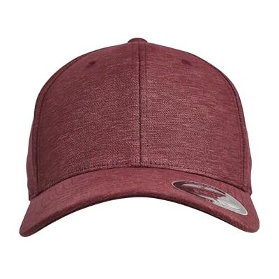 Flexfit Unisex keps naturlig melange dam/herr baseballkeps passform, Burgund, S/M Flexfit Unisex keps naturlig melange dam/herr baseballkeps passform, Burgund, S/M