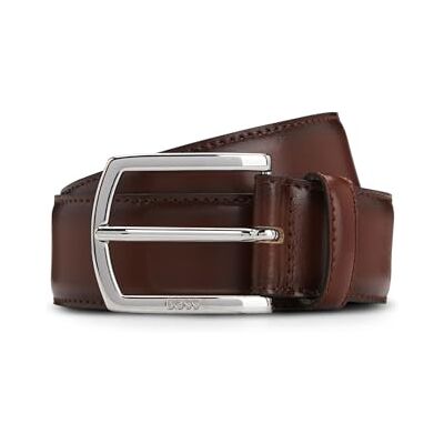 Boss Claus-TX-St_Sz35 bälten, medium brun, 120 för män, brun, 120 Boss Claus-TX-St_Sz35 bälten, medium brun, 120 för män, brun, 120