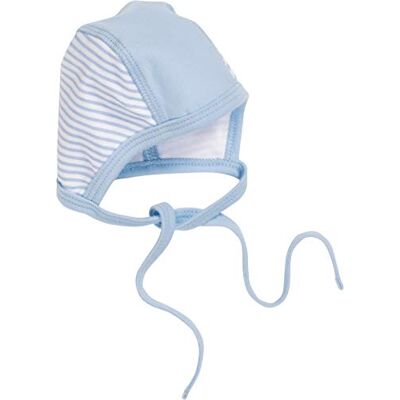 Playshoes Schnizler Unisex baby första mössa Interlock Ringel mössa, Blå (Bleu 17), 50/56 cm Playshoes Schnizler Unisex baby första mössa Interlock Ringel mössa, Blå (Bleu 17), 50/56 cm