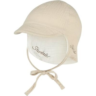 Sterntaler Pojkar skärmmössa hals vändbar solhatt, Beige, 47 Sterntaler Pojkar skärmmössa hals vändbar solhatt, Beige, 47